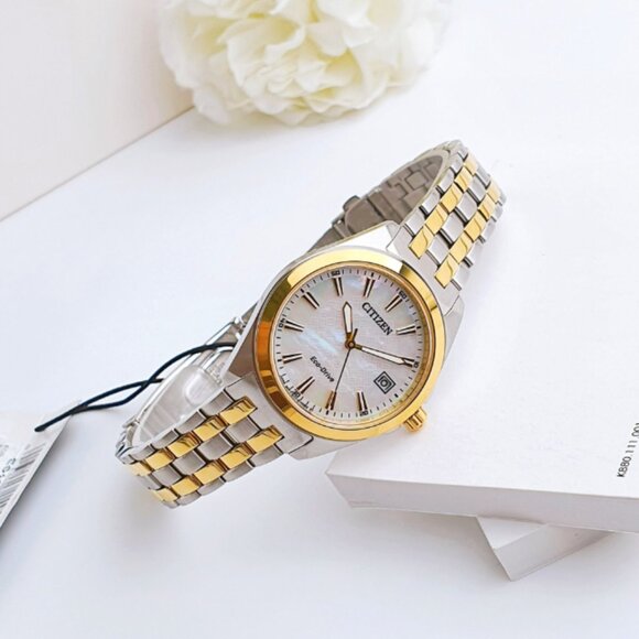 Citizen Eco-drive 33mm Two Tone Women\'s Watch